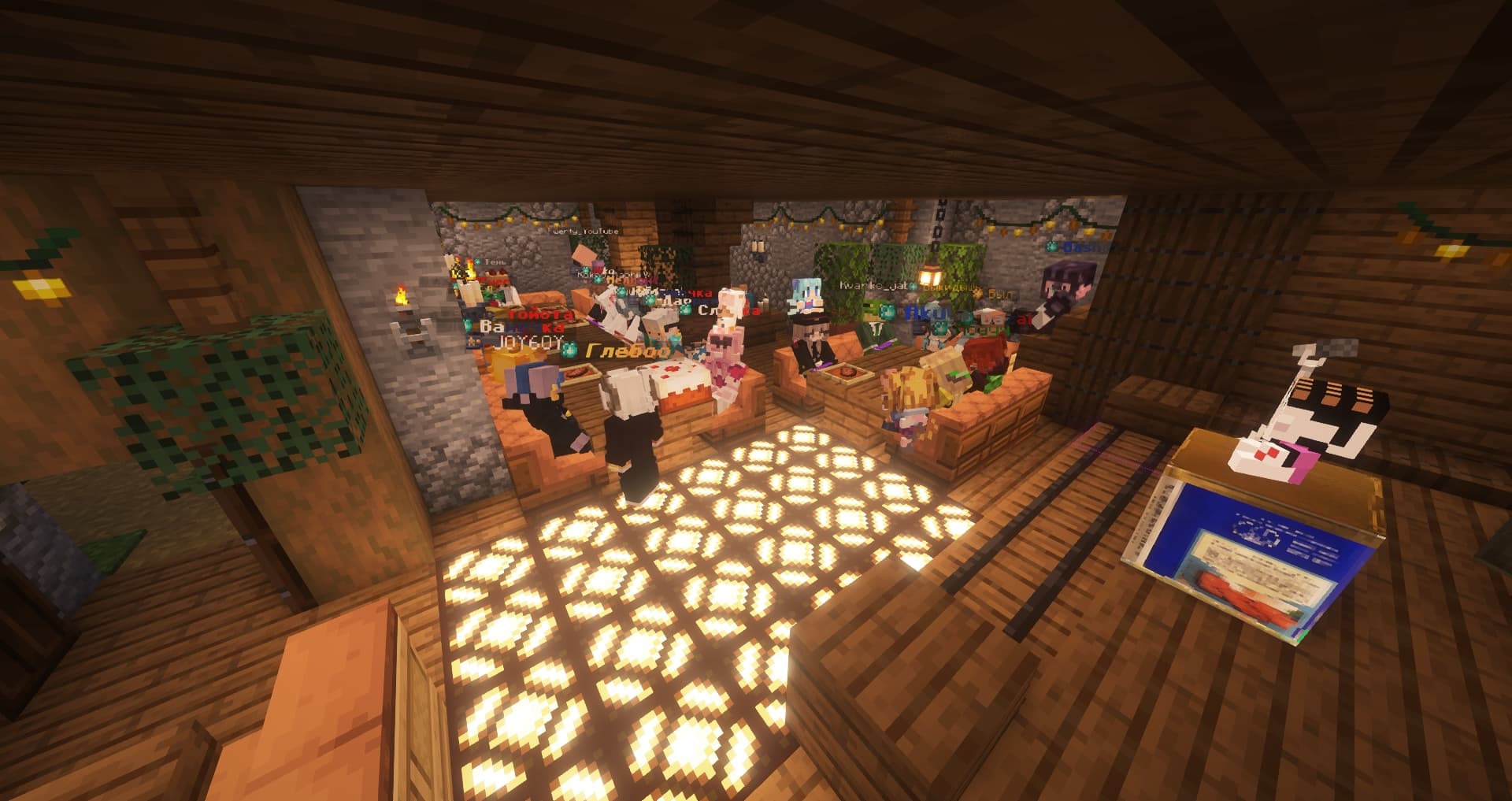 Вечеринка в честь дня рождения котиков